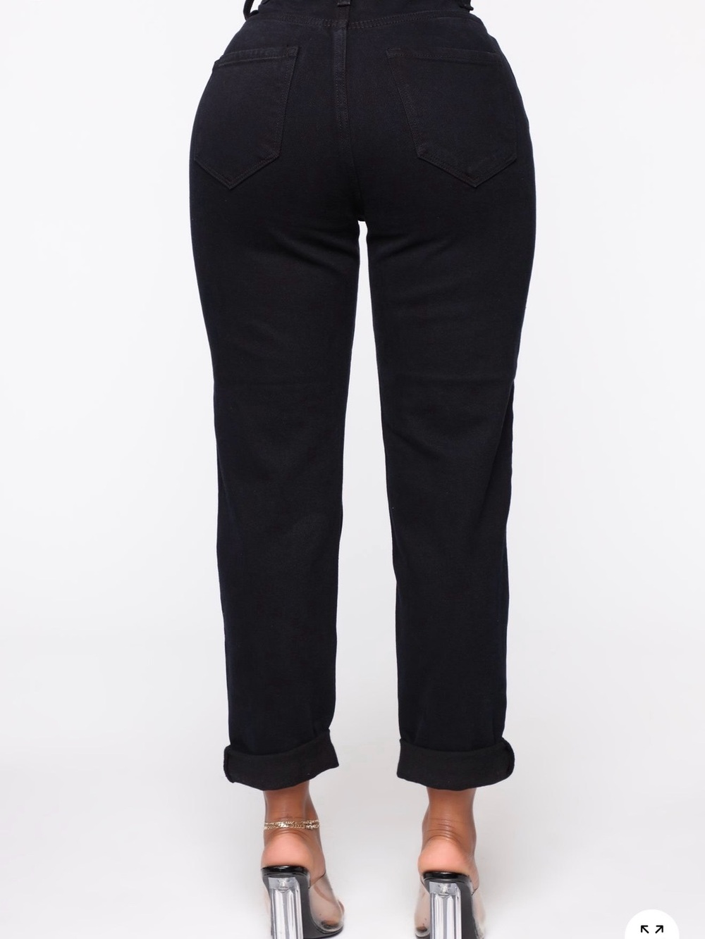 Black High Rise Jeans - Picture 5 of 6